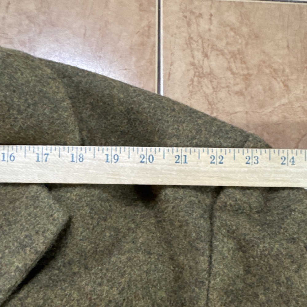 TOMMY HILFIGER Brown Flannel Tweed Button Wool Liner 3 Button Blazer Jacket XL - Picture 13 of 16